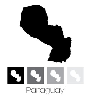 Ülke Paraguay Haritası
