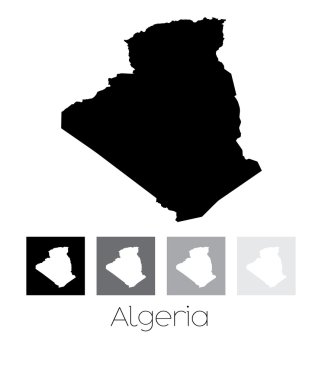 Ülke Cezayir Haritası