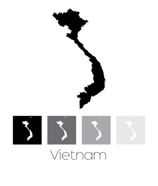 Ülke Vietnam Haritası