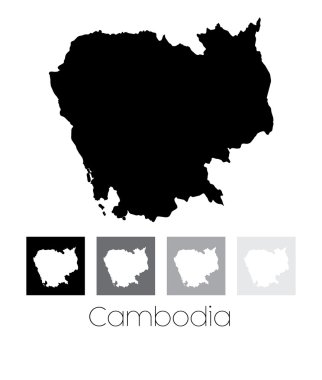 Ülke Kamboçya Haritası