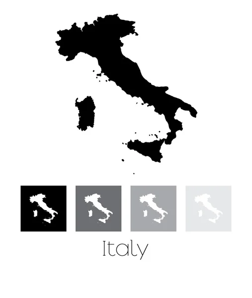 Map of the country of Italy — Stock Vector
