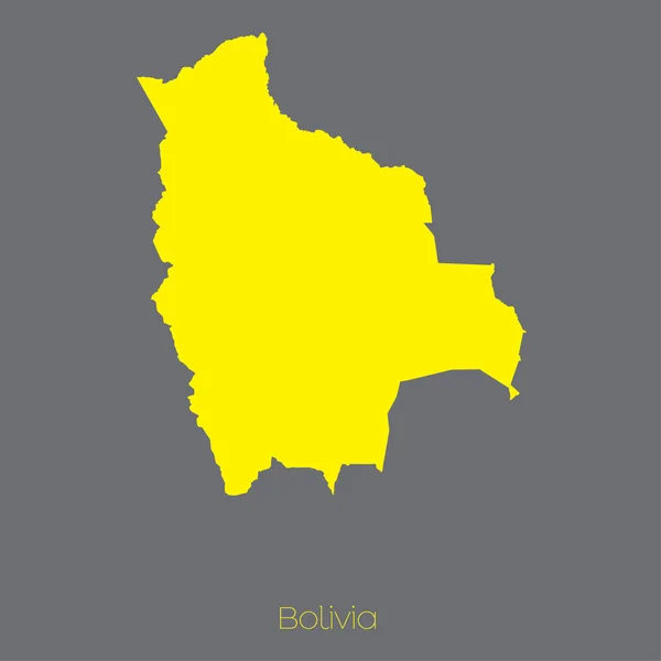 Карта країна Болівія — стоковий вектор
