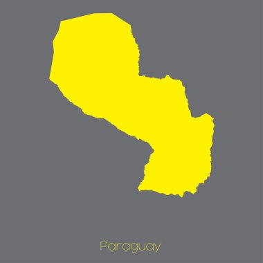 Ülke Paraguay Haritası