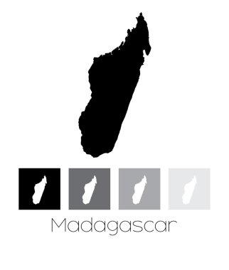 Madagaskar ülke Haritası