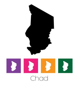 Çad'ın ülke Haritası