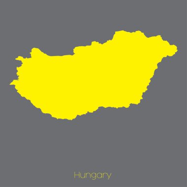 Hungary ülkesinin haritası