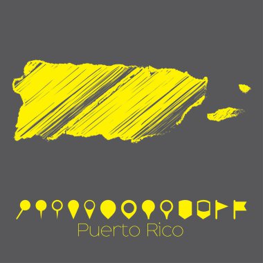 Ülke Porto Riko Haritası