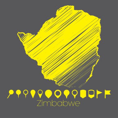 Ülke Zimbabve Haritası