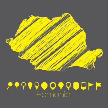 Romanya ülke Haritası