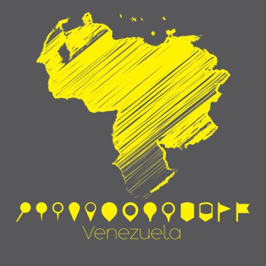 Venezuela ülke Haritası