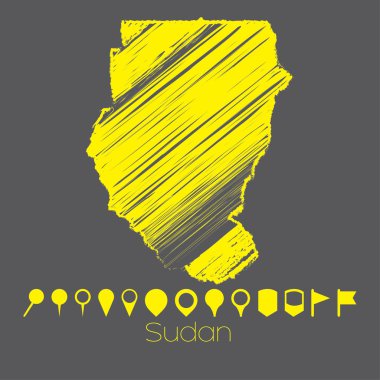 Sudan ülke Haritası