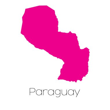 Ülke Paraguay Haritası