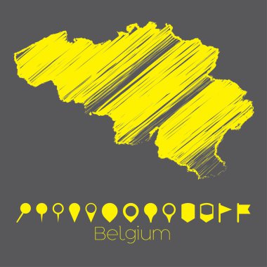 Belçika ülke Haritası