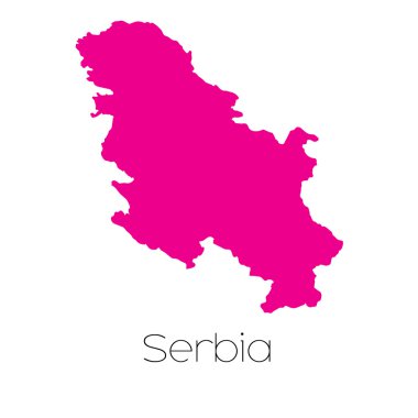 Sırbistan ülke Haritası