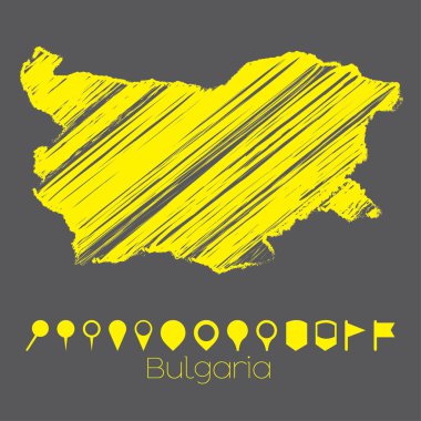 Bulgaristan ülke Haritası