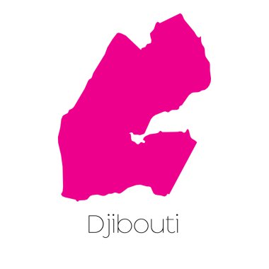 Cibuti ülke Haritası