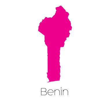 Benin ülke Haritası