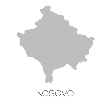 Kosova'nın ülke Haritası