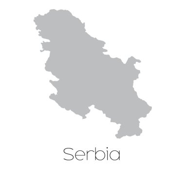Sırbistan ülke Haritası