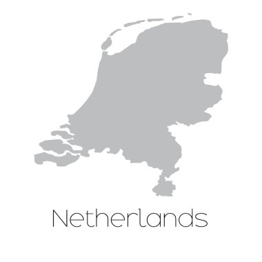 Hollanda ülke Haritası