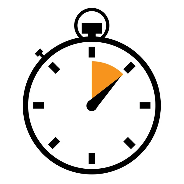 Set di icone del cronometro illustrate — Vettoriale Stock