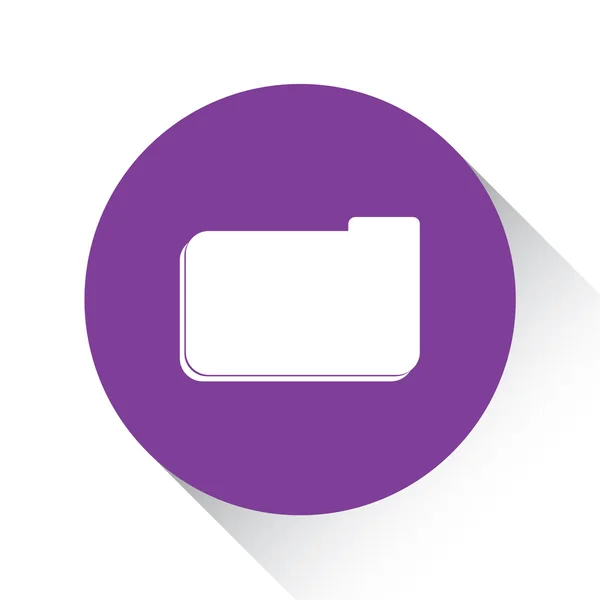 Purple Icon Isolated on a White Background - File — Stock Vector