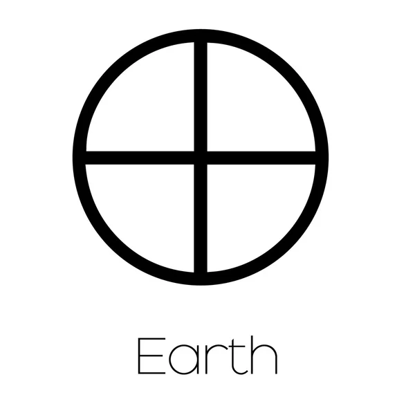 Planeta symboly - Earth — Stockový vektor