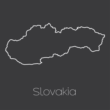Slovakya'nın ülke Haritası