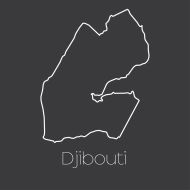 Cibuti ülke Haritası