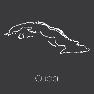 Küba'nın ülke Haritası