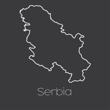 Sırbistan ülke Haritası