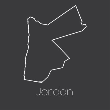 Jordan ülke Haritası