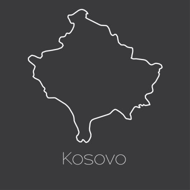 Kosova'nın ülke Haritası