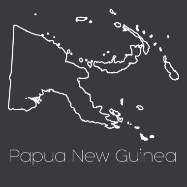 Ülke Papua Yeni Gine Haritası