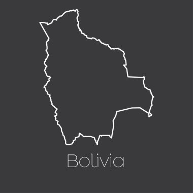 Bolivya'nın ülke Haritası
