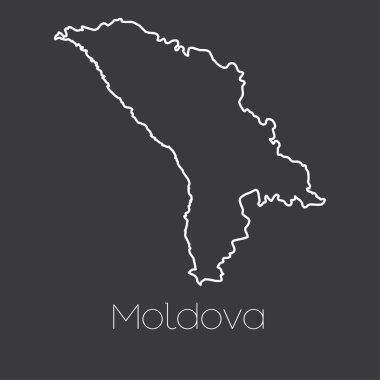 Moldova ülke Haritası