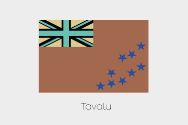 Ters Tavalu bayrağı