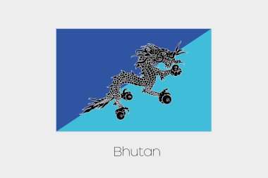 Ters Bhutan bayrağı