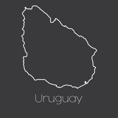 Ülke Uruguay Haritası