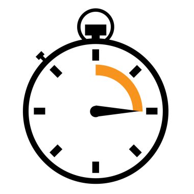 Resimli kronometre Icons set