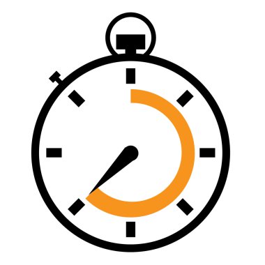 Resimli kronometre Icons set