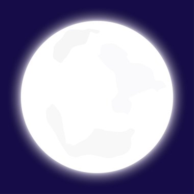 Ayın izole illüstrasyon