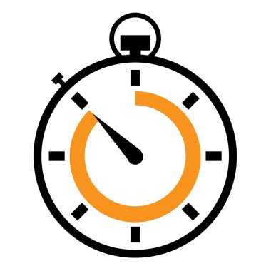 Resimli kronometre Icons set