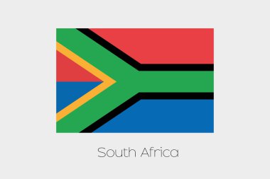 Güney Afrika'nın ters bayrak