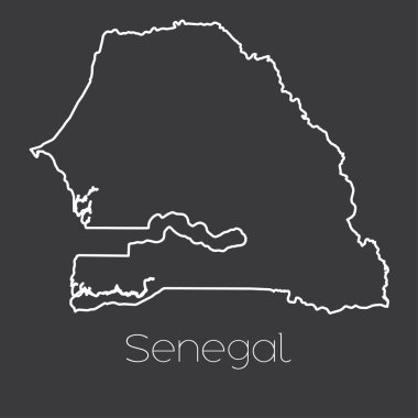 Senegal ülke Haritası