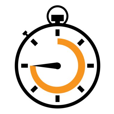 Resimli kronometre Icons set