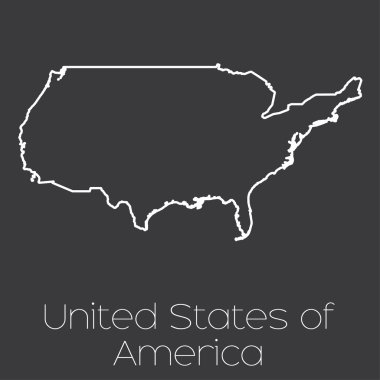 Amerika Birleşik Devletleri ülke Haritası