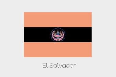 Ters El Salvador bayrağı
