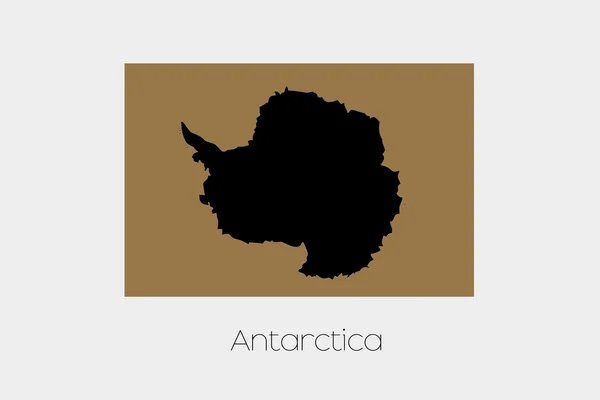 アンタルチカの逆にされた旗 — ストックベクタ