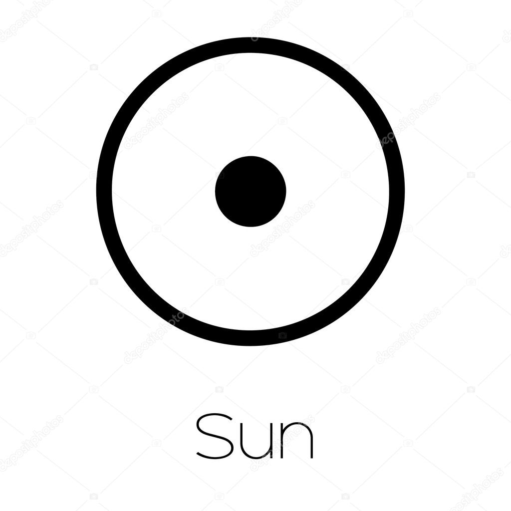 Planet Symbols - Sun